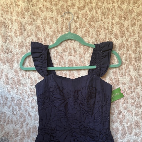 Lilly Pulitzer Navy Blue Mini Dress - Picture 4 of 7